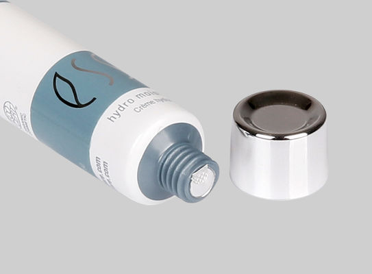 Empty Custom Cosmetic Tubes D16mm 3-10ml Plastic Sample Sack With Electroplate Screw Cap