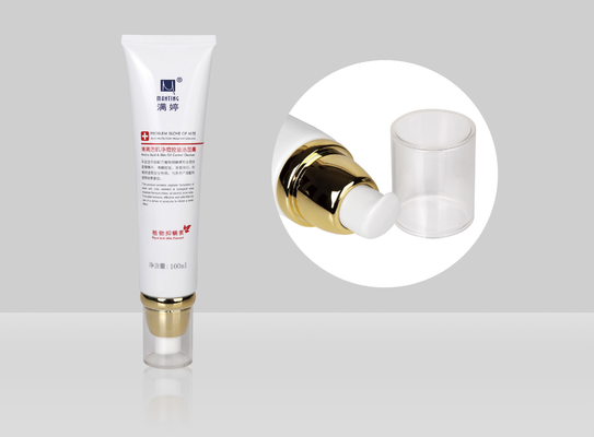 PCR PE Niestandardowe tuby kosmetyczne D35mm 35-110ml Lotion Sun Screen Foundation Airless Pump