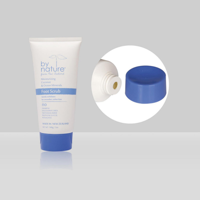 PCR PE Niestandardowe puste kosmetyczne plastikowe rurki do wyciskania D45mm 140g / 5oz Rurka oczyszczająca z zakrętką