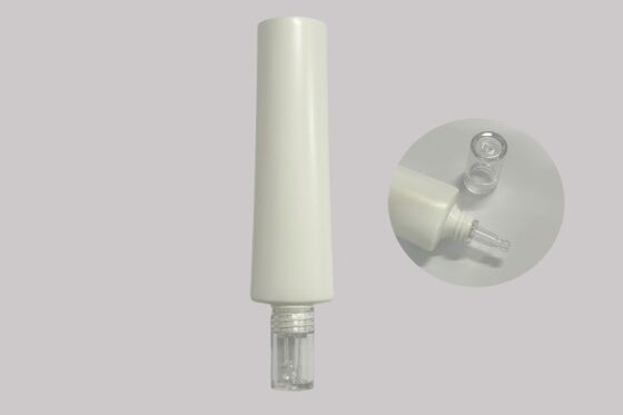 30-60ml Kosmetyczna plastikowa tubka do kremu pod oczy z zakraplaczem, owalna